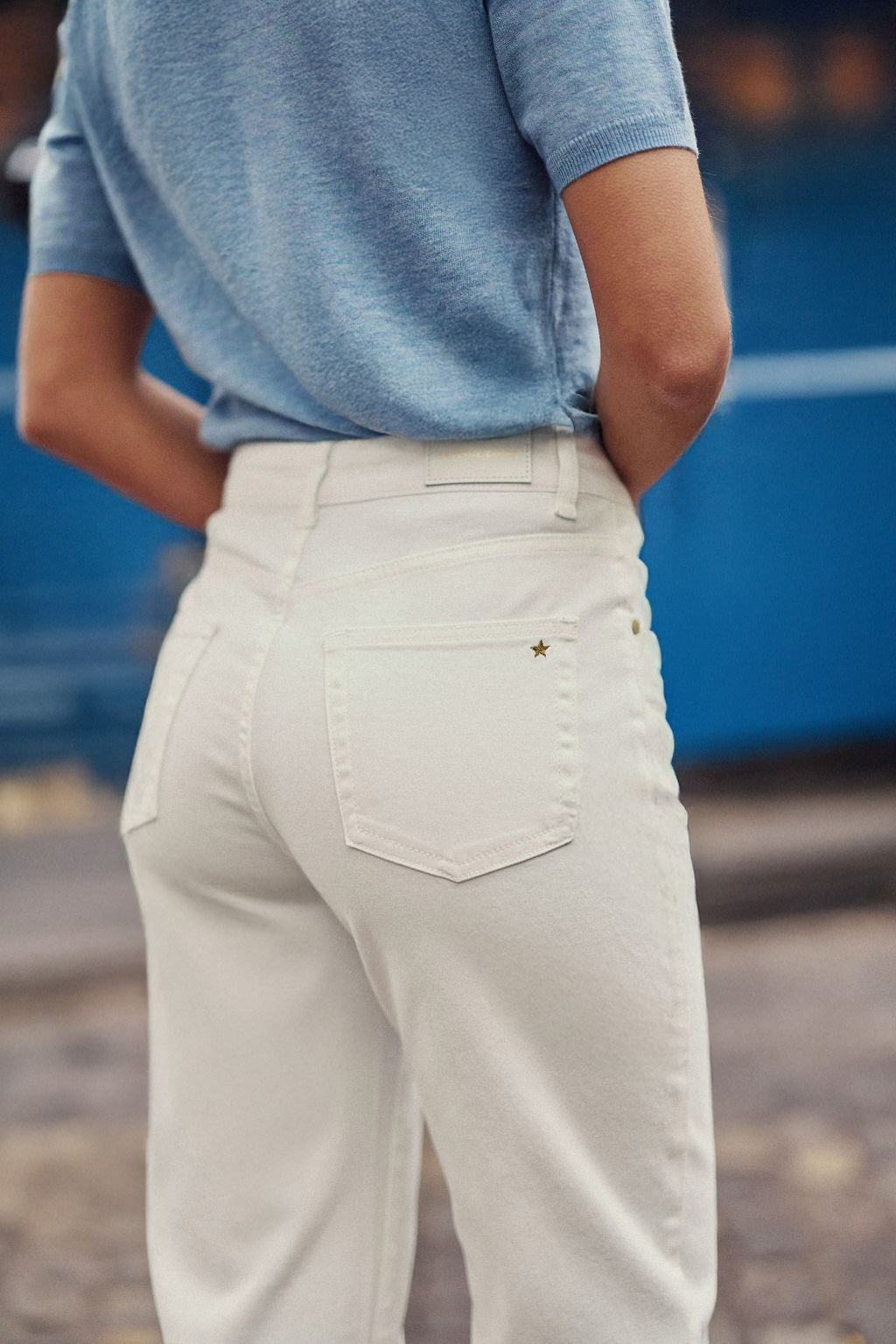 Zephyr regular jeans - White