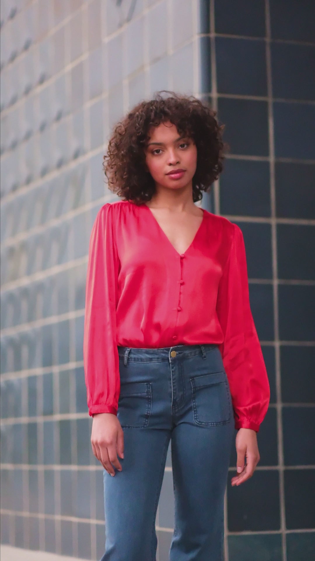 Blouse Bianca - Red