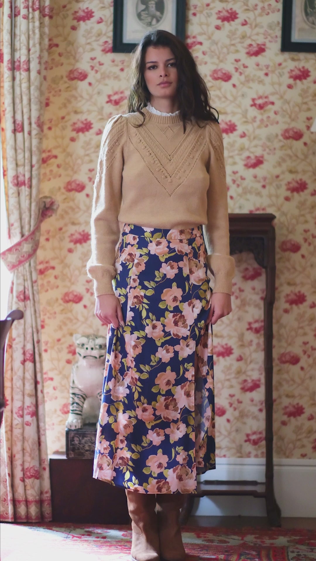 Skirt Jendra - Flower