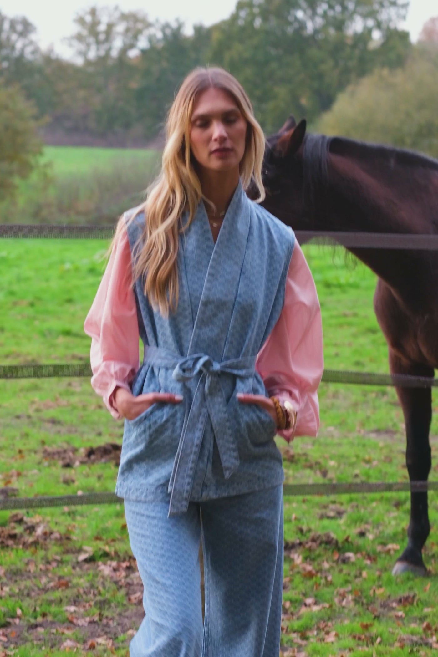 Veste en denim Verany - Stone