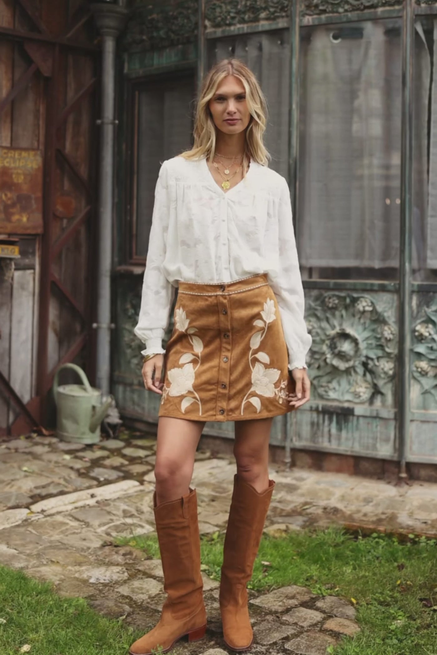 Skirt Julie - Camel