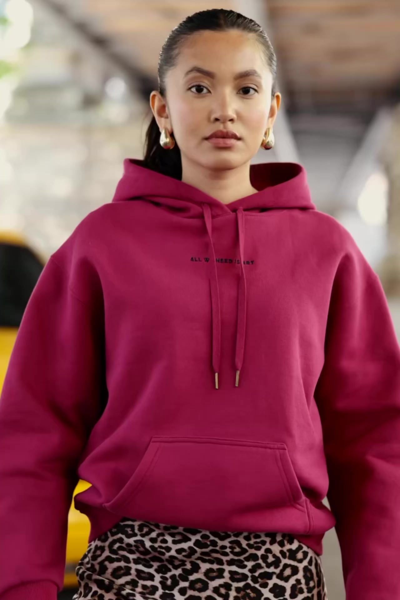 Sweat-shirt Tanya - Fuchsia