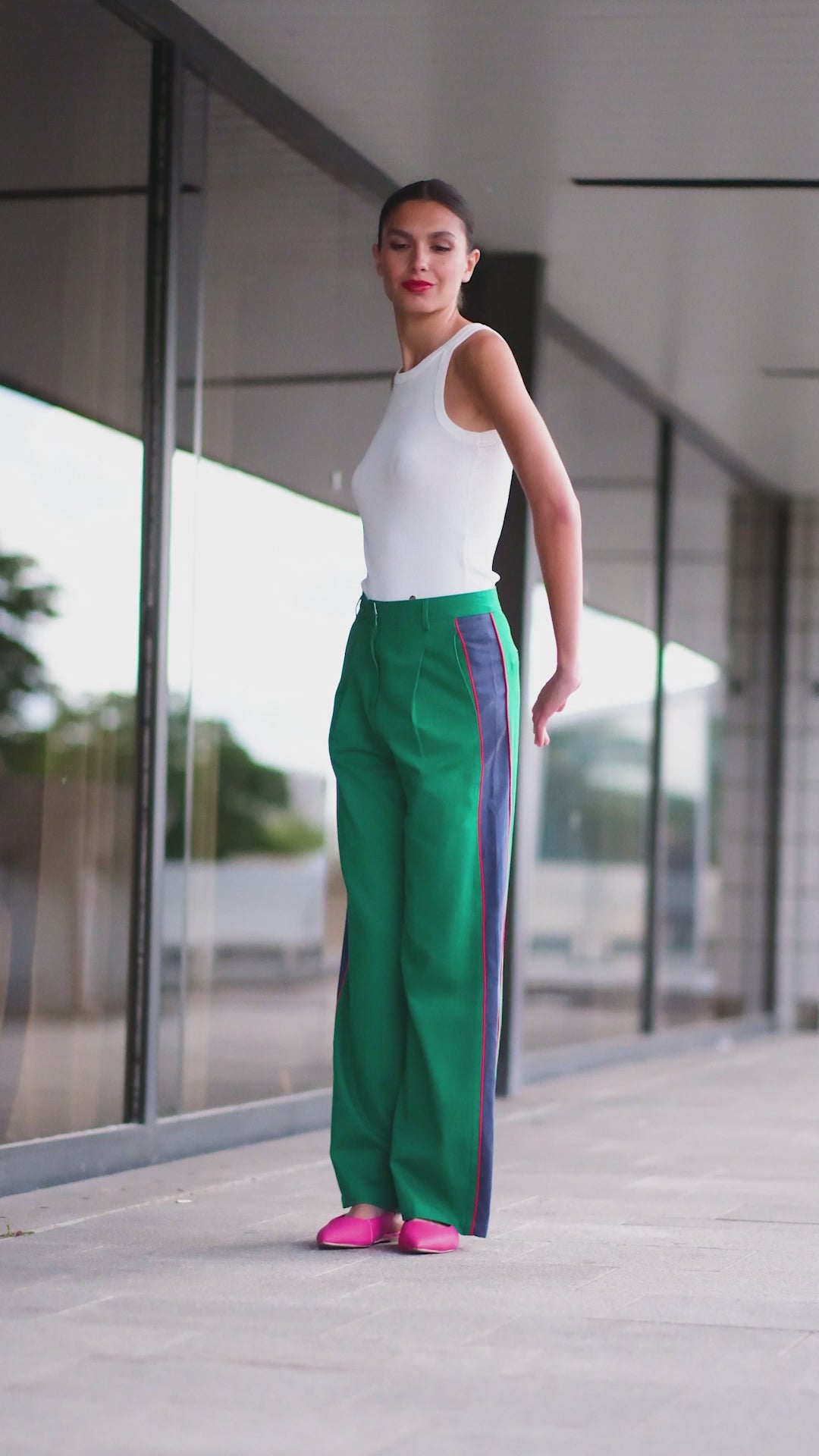 Trousers Paige - Green