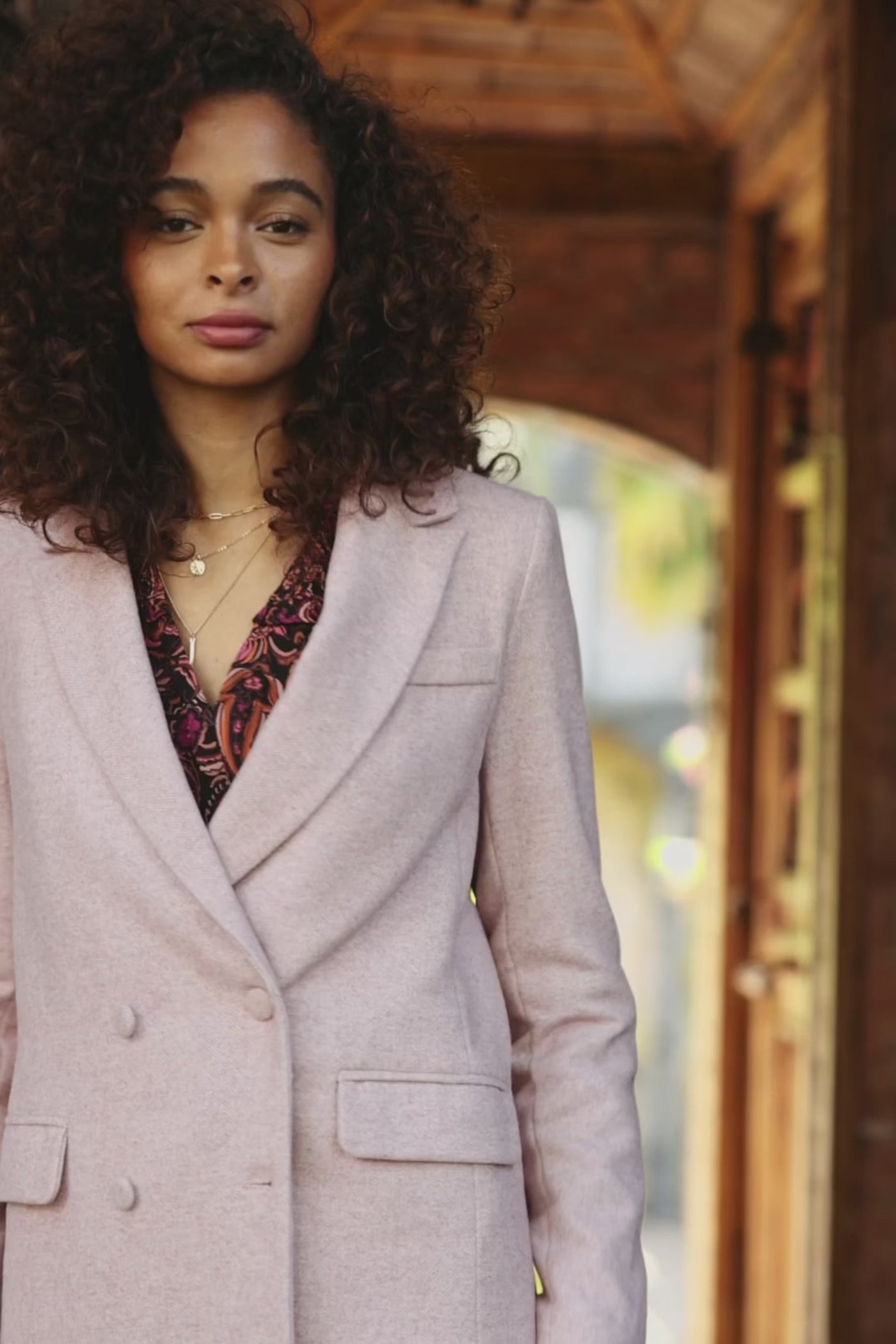 Veste de tailleur rose - Villie