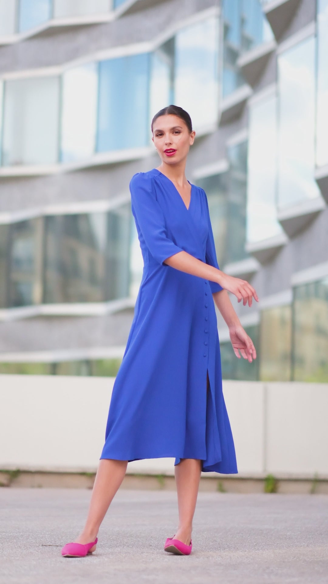 Robe Roxane - Bleu