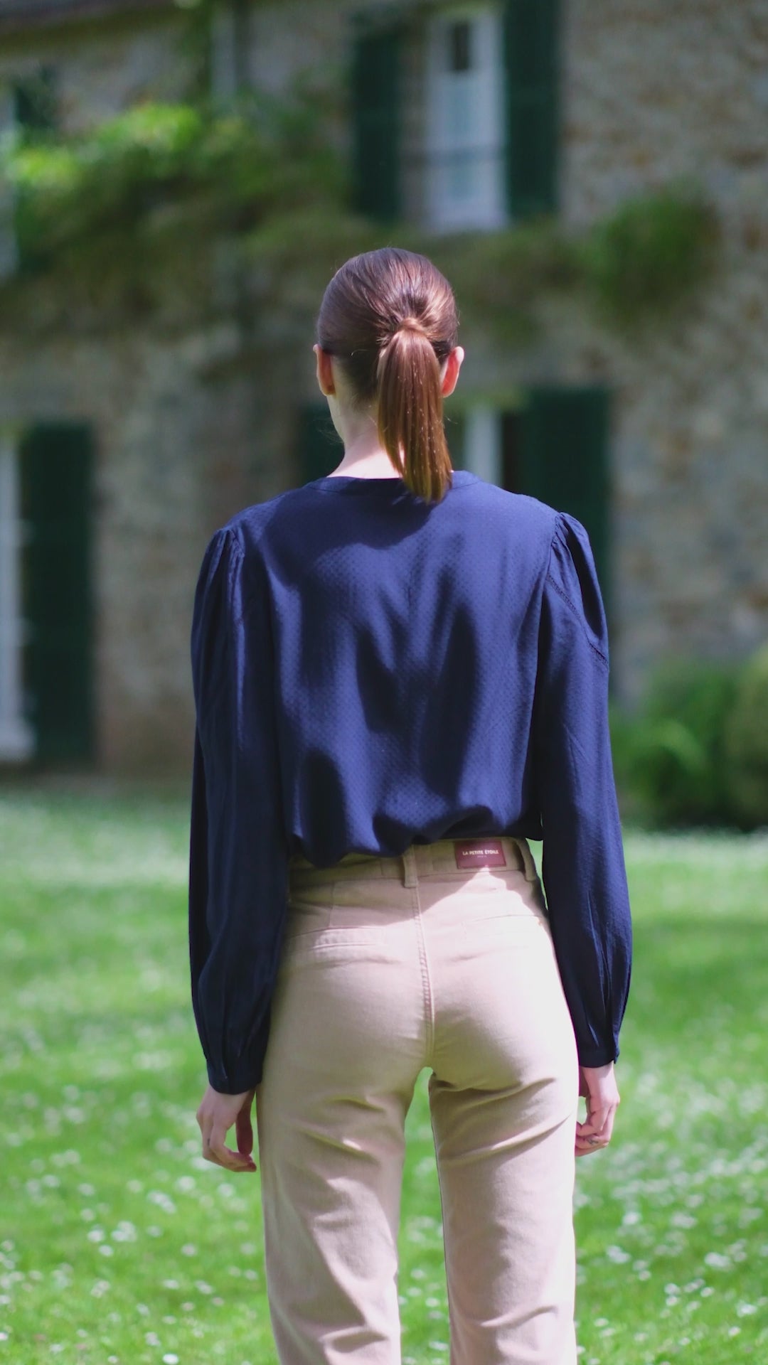 Blouse Brina - Navy